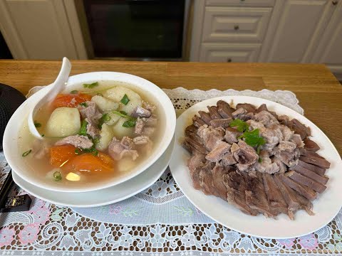 [ 薯仔🥔番茄豬脷湯 ] - 家庭靚湯，營養可口不肥膩，有肉有菜又有湯，老少咸宜，簡單料理。