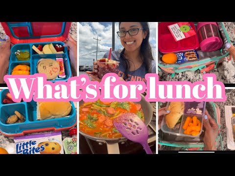 What's for Lunch / School Lunchbox Ideas / School Lunch Ideas / A week of school lunches