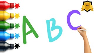 Engaging ABC Writing for Preschool Kids | Fun and Simple A-Z Alphabet Practice | 820 Video