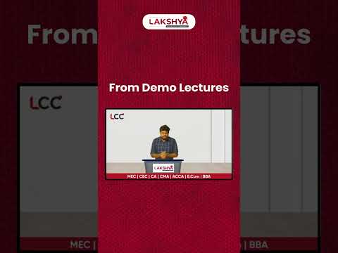 Kickstart Your CA & CMA Prep | Lakshya Edu