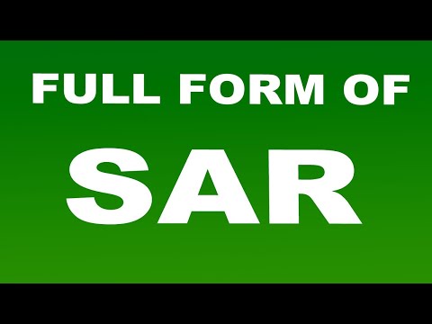 Full Form of SAR | What is SAR Full Form | SAR Abbreviation