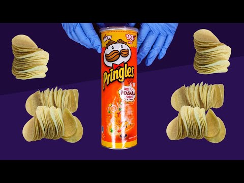 ASMR -Pringles potato chips DESI MASALA TADKA to SandWich