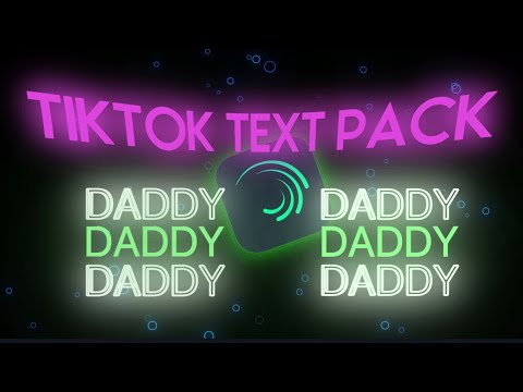 Text Animation Pack Like After Effects in Alight Motion [QR + XML]