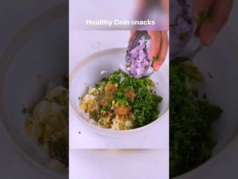 Healthy coin Snacks #coinparotta #spinachparatha#indianfood #indianfoodrecipes #youtubeshorts #viral