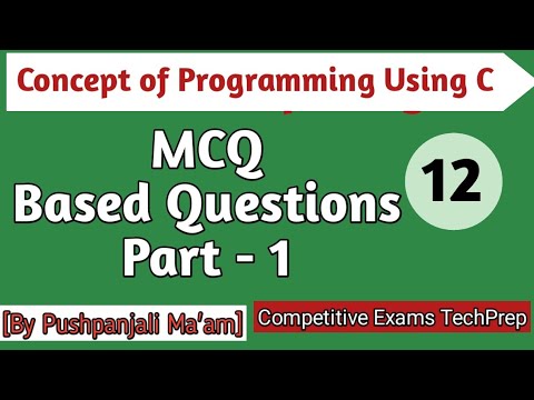 C Programming MCQ Based Questions || Concept Of Programming Using C in Hindi