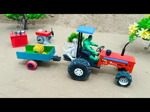 diy mini water pump using mini diesel engine | diy tractor making plough machine