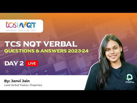 TCS NQT Verbal Questions and Answers | 2023-2024