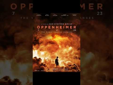 Oppenheimer movie official poster #shorts #oppenheimer