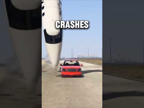 Plane vs Car in GTA games! #grandthefauto #shorts #gaming #gta