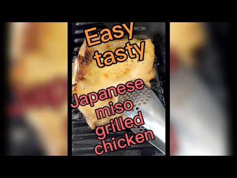 🍗Easy,Tasty &Healthy🍅 How to cook Japanese Miso味噌 Marinated Grilled chicken🍗味噌Miso=bean paste