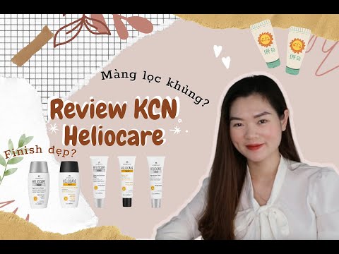 Review tất tần tật kem chống nắng Heliocare | Heliocare One Brand sunscreen review