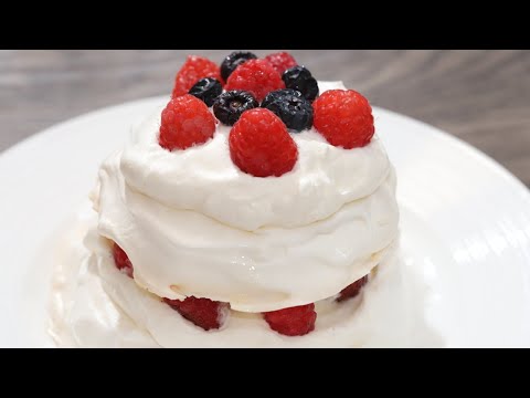 Simple! Crispy! How to make pavlova