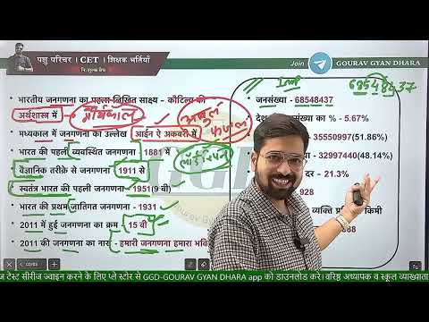 राजस्थान की जनगणना | जनगणना शॉर्ट ट्रिक्स के साथ सिर्फ 15 मिनट में| by cgd