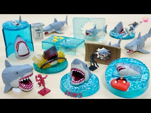 Figures reproducing famous scenes from the “JAWS” movie series! Jaws Figure Collection 3