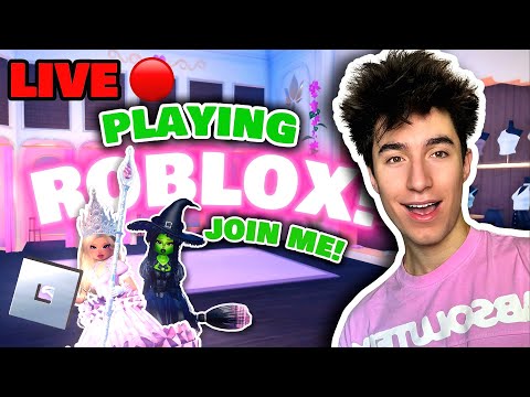 LIVE! PLAYING ROBLOX! JOIN ME!