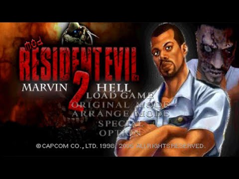 【Marvin Hell 】マービンが大量のゾンビに襲われる超鬼畜バイオ２に初挑戦【 Resident Evil 2 Marvin Hell 】