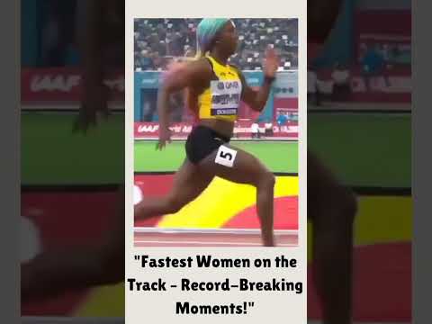 "Fastest Women on the Track – Record-Breaking Moments!" #football