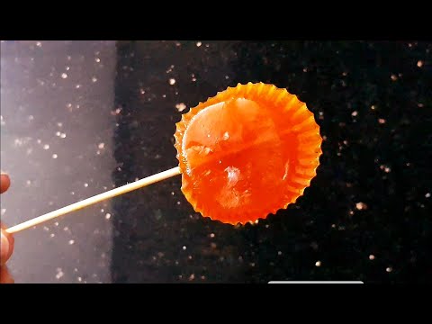 Real Fruit Homemade Lollipops #shorts #shortvideo Orange Lollipops