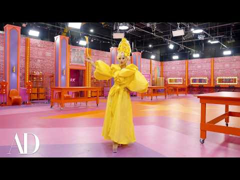 Touring the ‘RuPaul’s Drag Race’ Set with Nymphia Wind | Set Tour | Architectural Digest