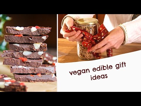 Homemade Edible Vegan Gift Ideas - super healthy & made with love