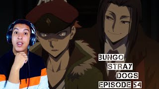 HERO WAR, GANG WAR / BUNGO STRAY DOGS EPISODE 54 (s5 ep4) REACTION