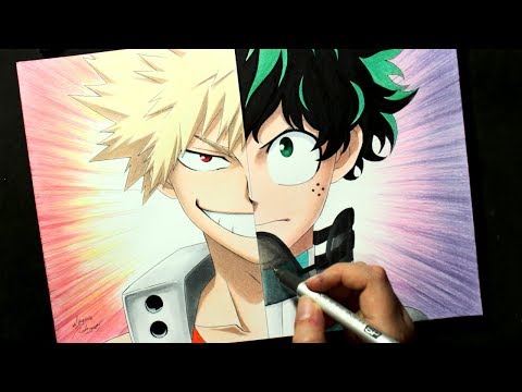 Speed Drawing - Bakugou | Midoriya