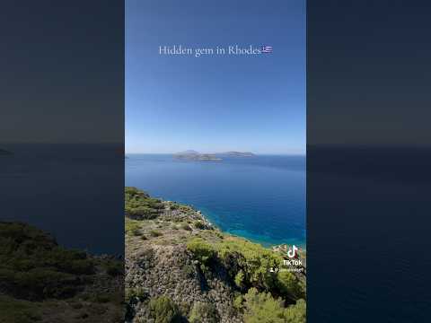 Hidden gem in Rhodes, Greece #hiddengems #rhodes #greece #viewpoint #travel #travelvlog