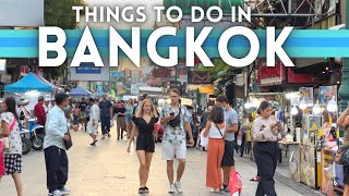 Best Things To Do in Bangkok Thailand 2024 4K