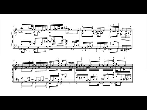 Nikolai Kapustin - Suite in the Old Style, Op. 28 (1977) [Score-Video]