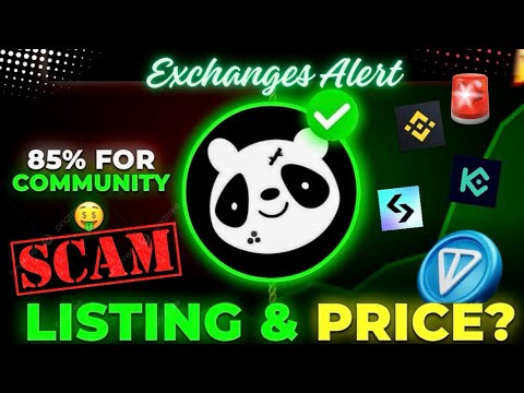 Pandas Airdrop Listing Price 🌟| Pandas Airdrop New Update |Pandas Airdrop Real or Fake || 🚨