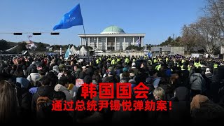 韩国国会通过总统尹锡悦弹劾案！｜新闻特写20241214