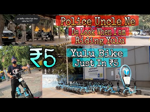 Police uncle ne de look when I am riding "yulu"|| "exploring Delhi in Just ₹5" || #creativejaskirat