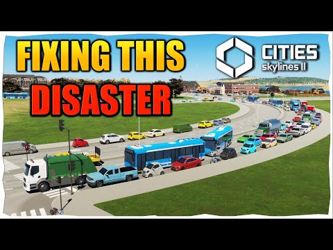 Fixing This Traffic NIGHTMARE In Cities Skylines 2