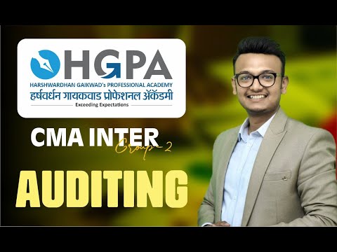 CMA INTER GROUP 2 | AUDIT REVISION | HGPA CLASSES | HARSHWARDHAN GAIKWAD