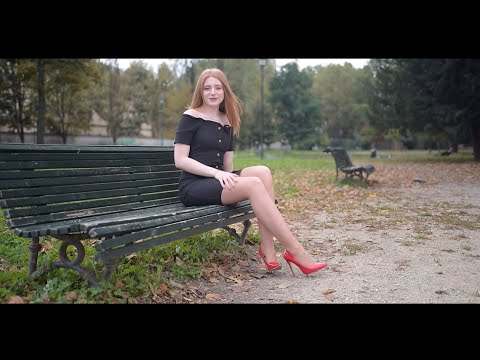 FASHION TRENDS TRY ON : Pantyhose, MiniDress, Heels (4K)