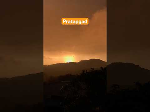 #pratapgarh #shivajimaharaj #fort #rain #sunset #reels #youtube