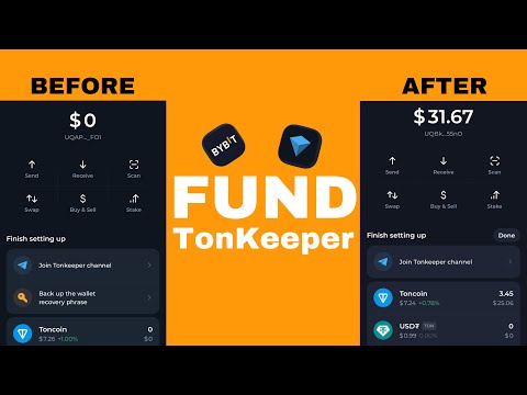 How to buy TON on Tonkeeper Wallet | How to transfer Toncoin from ByBit to Tonkeeper