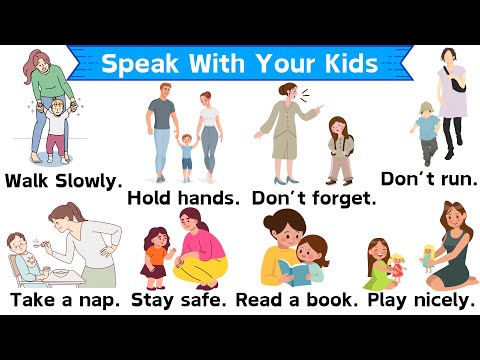 Speak English With Kids | Short Sentences | Spoken English for kids | Daily Use English Sentences