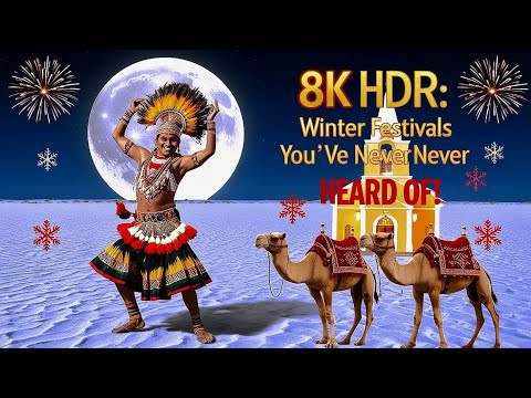 8K HDR Video: Winter Festivals You Didn’t Know About in India | #8KHDR  #WinterFestivalsIndia #8K