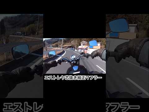 エストレヤ芯抜き純正マフラー走行音