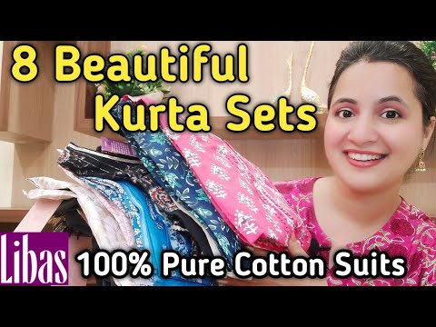 Beautiful 8 Suits Sets / Cotton Suits From LIBAS /Libas Suit Sets Haul / Neema's Talk