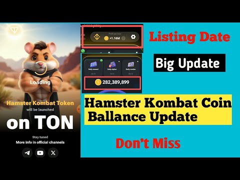 Hamster Kombat Coin Ballance Update || Hamster Kombat Big Update Today