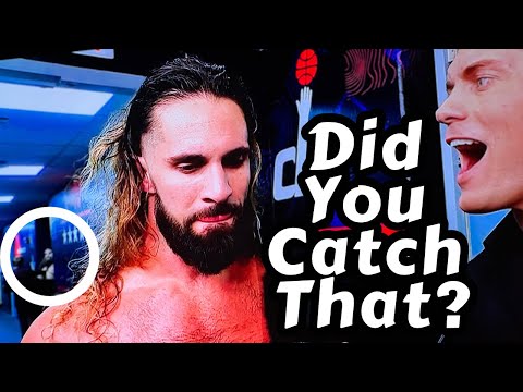 WWE RAW Superstar Caught in the Background 😅 | DID YOU CATCH THAT! S1E34