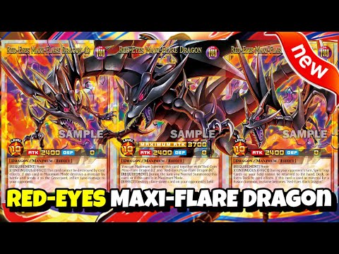 New Red-Eyes Maxi-Flare Dragon!!! Deck Testing - Yu-Gi-Oh Rush Duel - EDOPRO