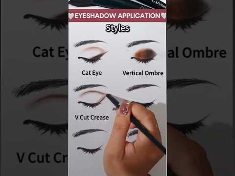 Eyeshadow Application Styles #tutorial #makeuptutorial #viralvideo #makeuptips #youtubeshorts #viral