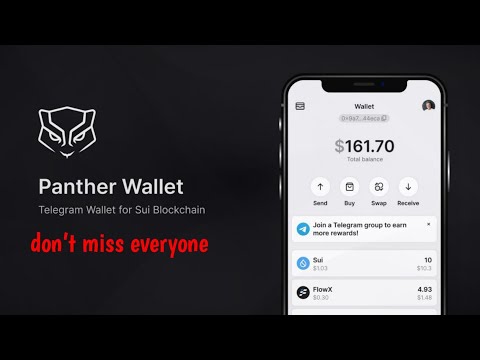 Panther Wallet || New Airdrop For Sui Blockchain || How to create Account From Panther Wallet .