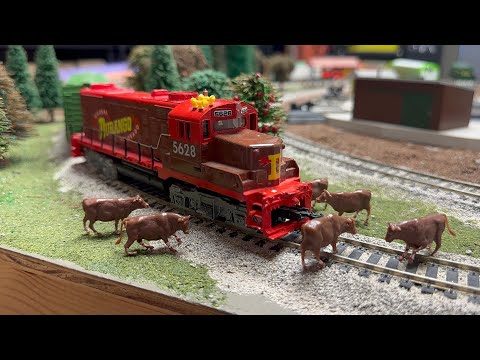 Forgotten Kansas & Durango Colorado Tyco Train with Cattle HO Scale