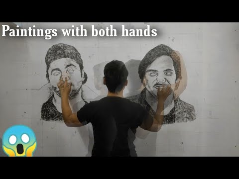 Both hand paintings of @TheHarshBeniwal |@ashishchanchlanivines| दोनों हाथों से बनाई पेंटिंग