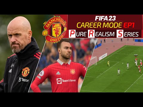 [TTB] FIFA 23 CAREER EP 1 - MAN UNITED PRE SEASON KICKS OFF! - PURE REALISM MANUAL SERIES!