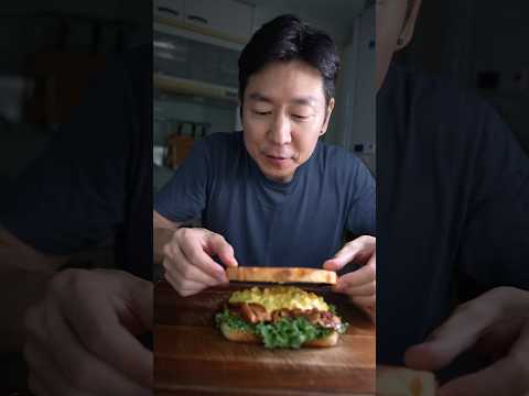 Teriyaki Chicken&Egg Sandwich 親子照燒雞肉三明治｜MASA料理 #masa #cooking #簡單料理 #food #sandwich #chicken